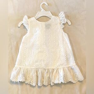 Ralph Lauren 6X White Eyelet Ruffle Blouse